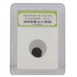 c.330 AD Roman Empire Constantine Era Coin