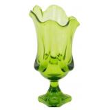 Vintage Viking Green Epic Handkerchief Vase