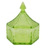 Indiana Tiara Colonial Green Hexagonal Dish