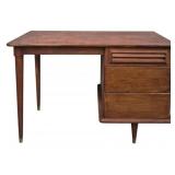 Mid Century Modern Walnut Desk 29"x44"x22"