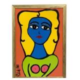 Thomas Pulgini Oil on Board - Signed and Framed