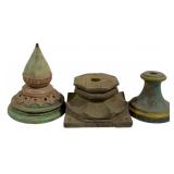 3 Assorted Wood Items