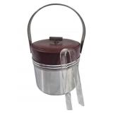Vintage George Briard Ice Bucket w/ Tongs