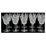 10 Waterford Crystal Alana Wine Glasses 6"