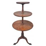 3 Tier Dumbwaiter Table Clawfoot