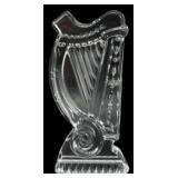 Waterford Crystal Irish Harp Figure 5"