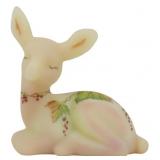 Fenton Burmese Deer Signed Diana Wright