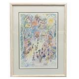"Main Street" by Charles Cobelle Framed Art