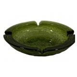 Anchor Hocking Soreno Green Ashtray 9"