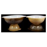 Pyrex Woodland Brown & Tan Cinderella Bowl Set