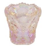 Imperial Pink Daisy & Button Toothpick Holder