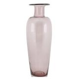 Mid Century Blenko Amethyst Glass Vase 14"