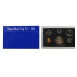 1971 United States 5 Coin Proof Set w/ Box