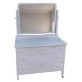 Painted Vintage Dresser w/ Mirror