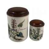 2 Villeroy & Boch "Botanica" Canisters