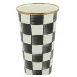 Mackenzie Childs Courtly Check Enamel 20oz