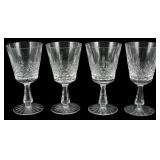 4 Waterford Crystal Kenmare Pattern Stems