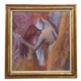 "Woman at Her Toilette" by Edgar Degas Art