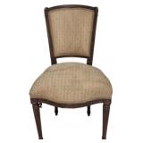 Vintage French Chair (Stained) 34"x19"x17"