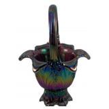 Fenton Glass Basket - 7 x 5 x 5