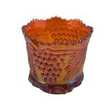 Carnival Glass Dish - 4" Tall