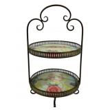 2-Tier Serving Tray 21"x12"