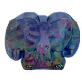 Viking Glass Elephants Toothpick Holder