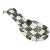 Mackenzie Childs Courtly Check Spoon Rest