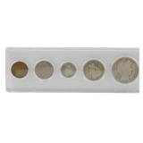 1905 US 5 Coin Cased Proof Set
