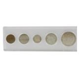 1907 US 5 Coin Cased Type Set