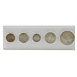 1913 US 5 Coin Cased Proof Set