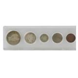 1906 US 5 Coin Cased Set