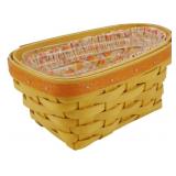 1999 Longaberger Candy Corn Basket w/ Liners