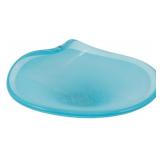 Vtg Murano White Cristal Blue Art Glass Bowl