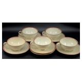 Vintage Rorstrand Sweden Porcelain Cups & Saucers