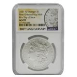 2021-O Morgan Silver Dollar NGC MS70