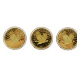 3 United States of America 2017 Eagle Tokens