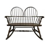 Nichols & Stone Windsor Settee Rocker