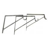 3 Closet Pole / Shelf Brackets - 11 x 12.75