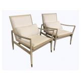 Pair Modern History Brachisto Ashe Chairs