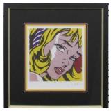GIRL WITH RIBBON GICLEE BY ROY LICHTENSTEIN