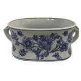 Blue/White Tub (Large) - 8.5 x 13 x 18.5