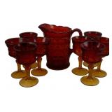 Pitcher & 8 Goblets