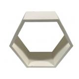 Chelsea House Wooden Hexagon Shelf