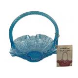Fenton Glass Basket - 6.5 x 6