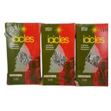3 Vintage Brite Star Icicles Christmas Decor