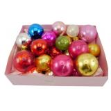 Assorted Vintage Spherical Glass Ornaments