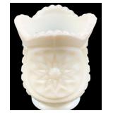 Milk Glass Toothpick Holder - 2.75" Tall