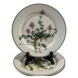 3 Villeroy & Boch "Botanica" Plates - 8.25" Round