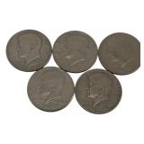 5 Bicentennial Half Dollars